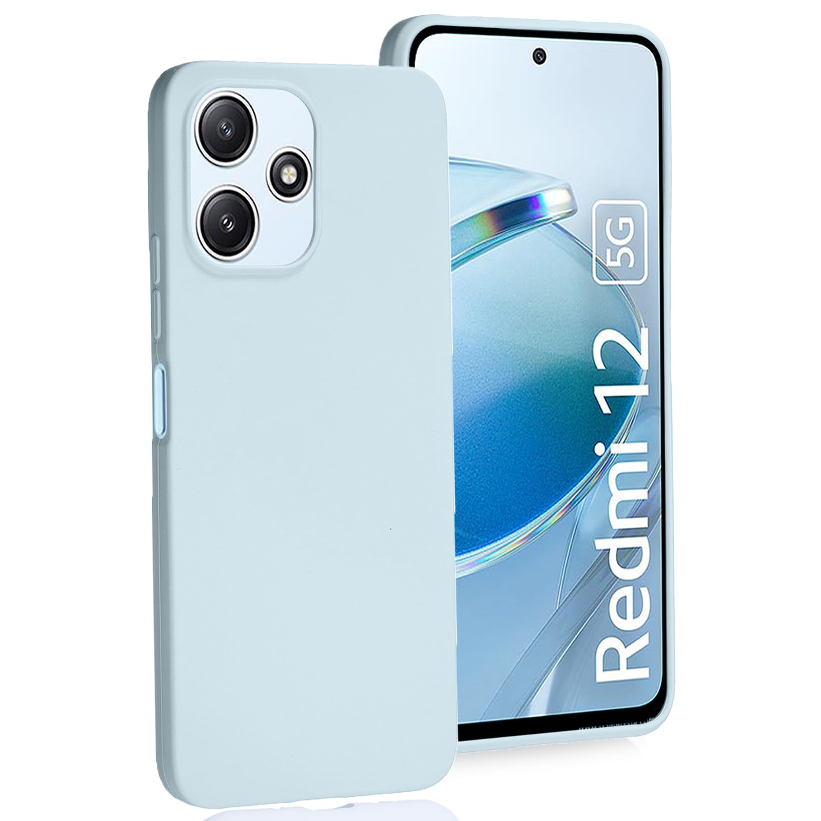 【ほぼ未使用】Xiaomi Redmi 12 5G スカイブルー ケース付き Redmi 安心の1年保証！未使用品 Xiaomi 12 5G XIG03 128GB